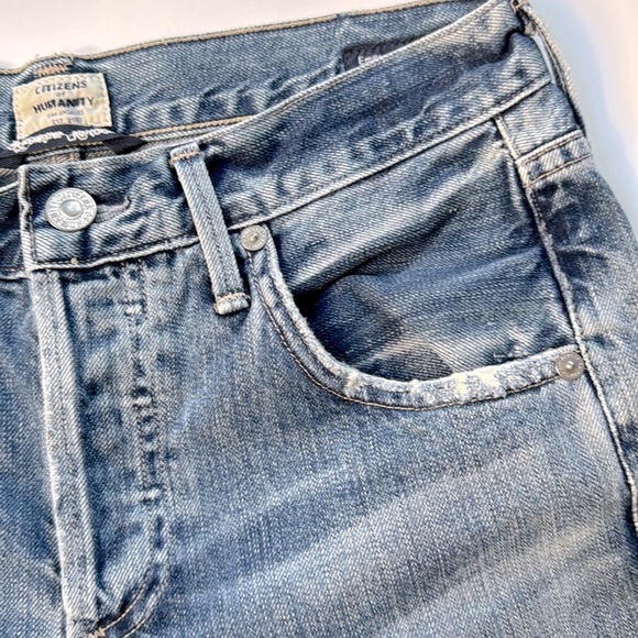 Citizens of Humanity Emerson Slim Fit Boyfriend Jeans Size 24 - Picture 8 of 16